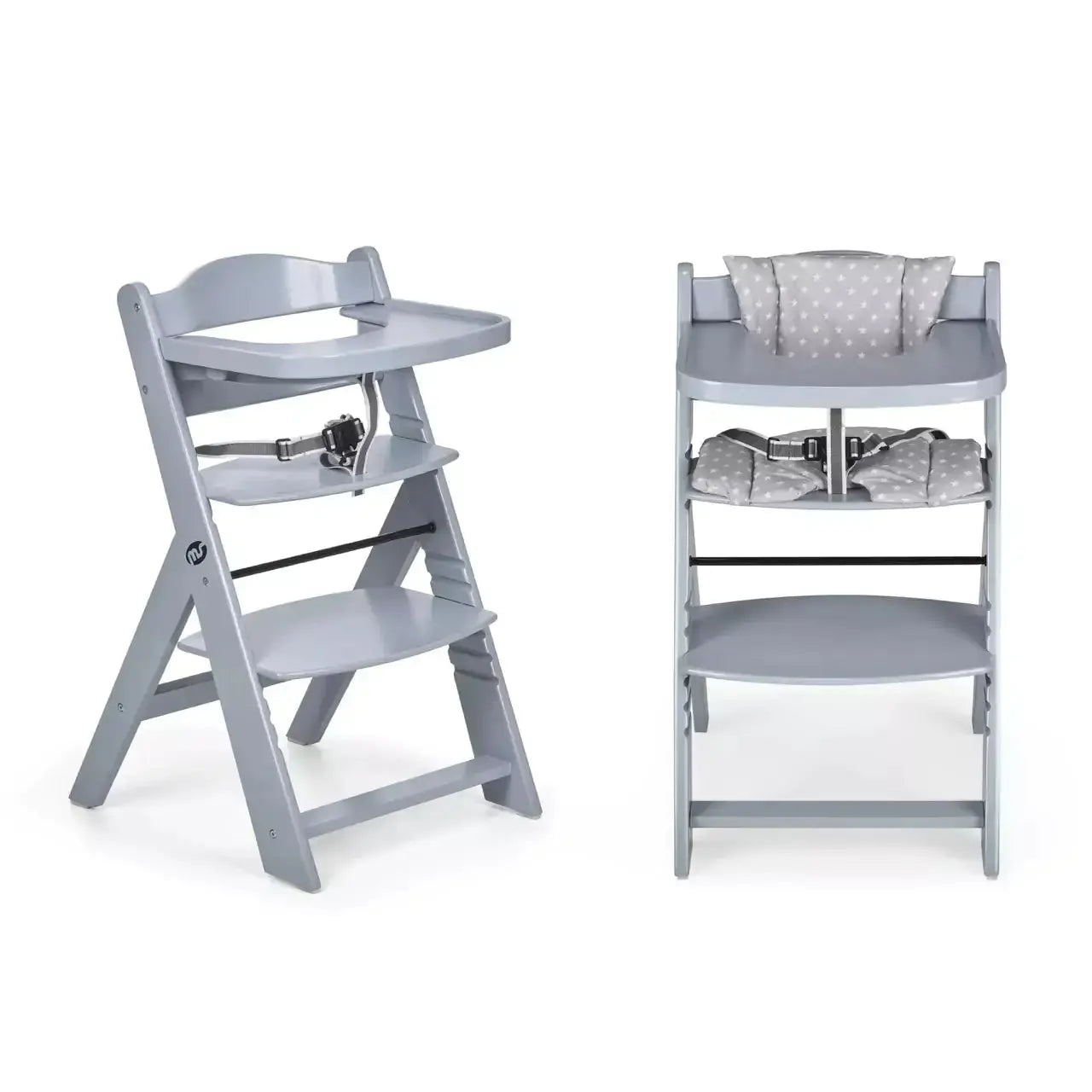 Chaise Haute 2-en-1 en Bois pour Bébé et Enfant - Évolutive de 6 Mois à 10 Ans - Mon Jouet Montessori