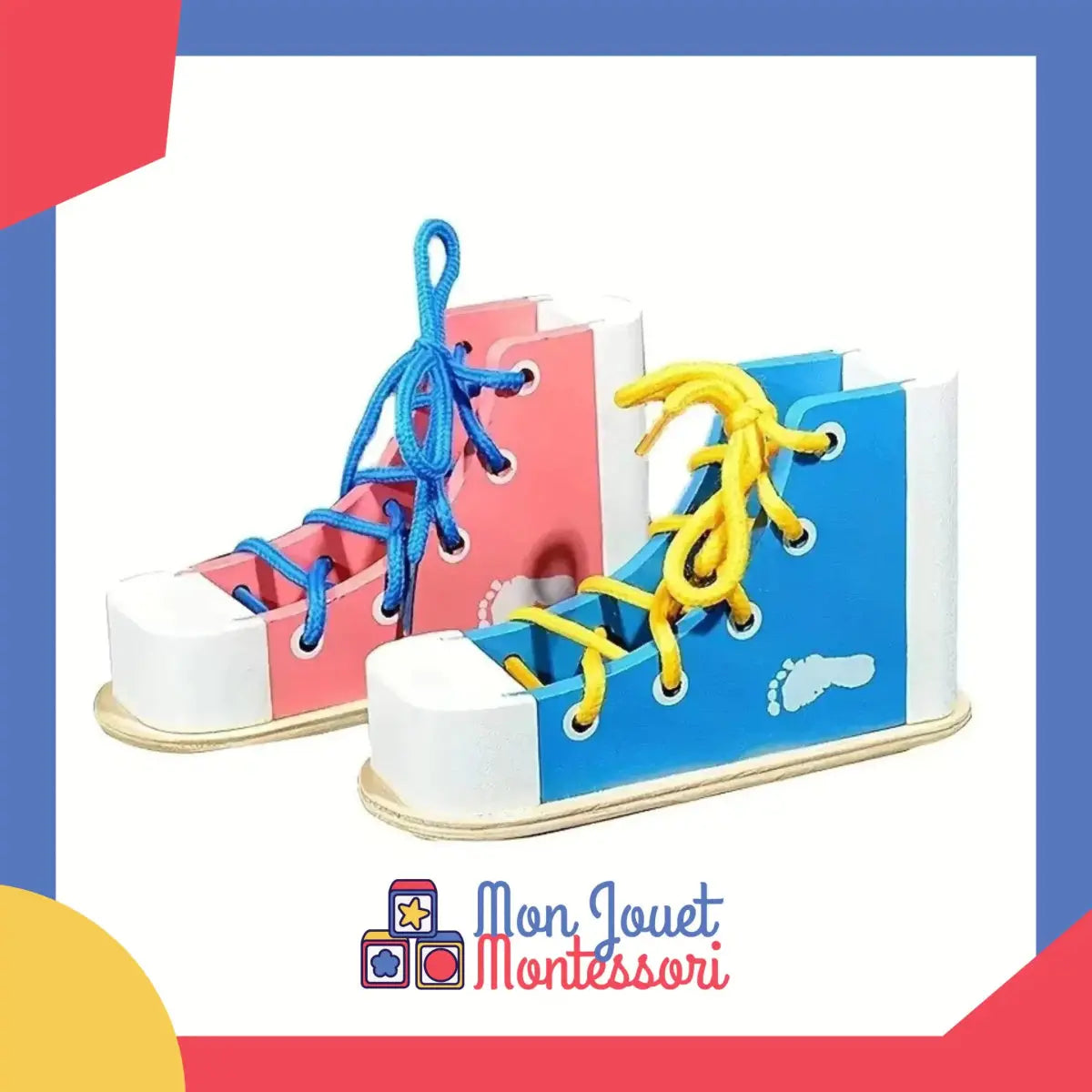 Chaussure à Lacer Montessori - Mon Jouet Montessori