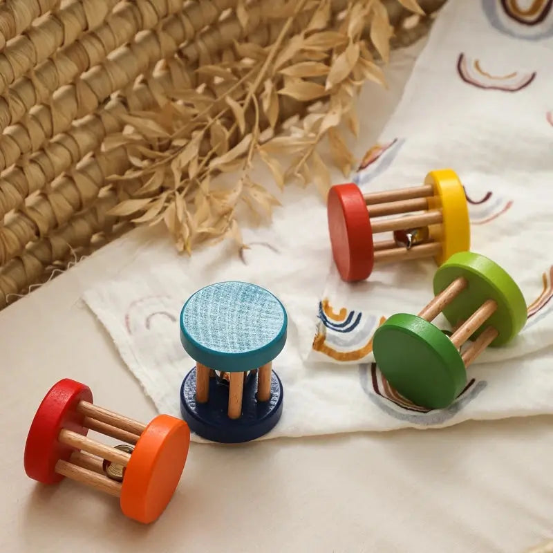 Hochet Grelot en Bois - Mon Jouet Montessori