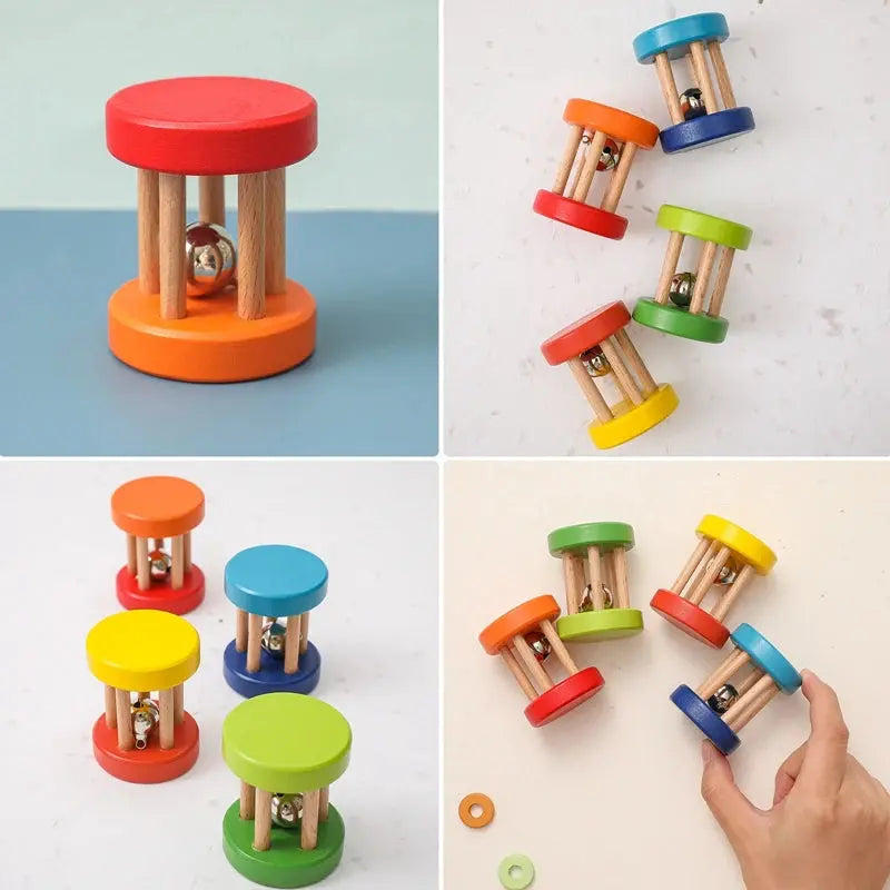 Hochet Grelot en Bois - Mon Jouet Montessori