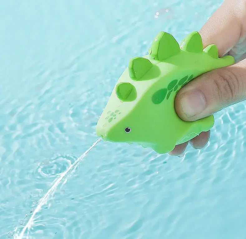 Jouets de bain pour bébé, 6 pièces/ensemble, animaux en caoutchouc, salle de bain pour enfants, baignoire d'eau, jouets à presser pour piscine d'été - Mon Jouet Montessori