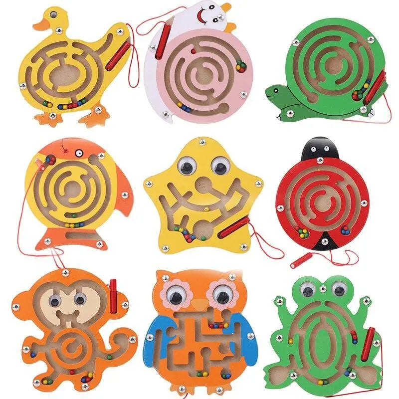 Labyrinthe en Bois Animaux - Mon Jouet Montessori