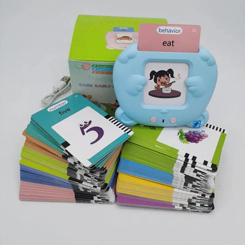 Mes Premiers Mots | Cartes Parlantes | Jouet Educatif pour Enfants 3 - 6 ans - Mon Jouet Montessori