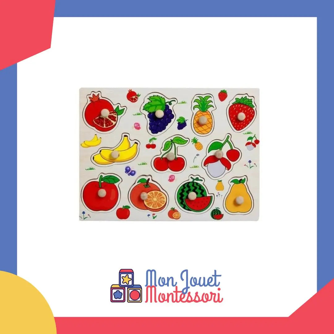 Plateau Montessori Fruits Mon Jouet Montessori