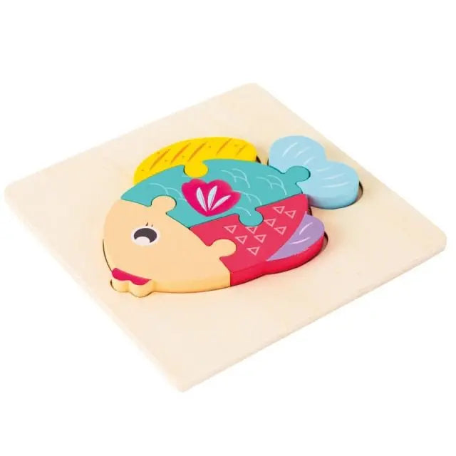 Puzzle Montessori 3D - Mon Jouet Montessori
