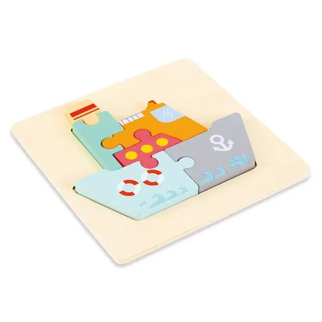 Puzzle Montessori 3D - Mon Jouet Montessori
