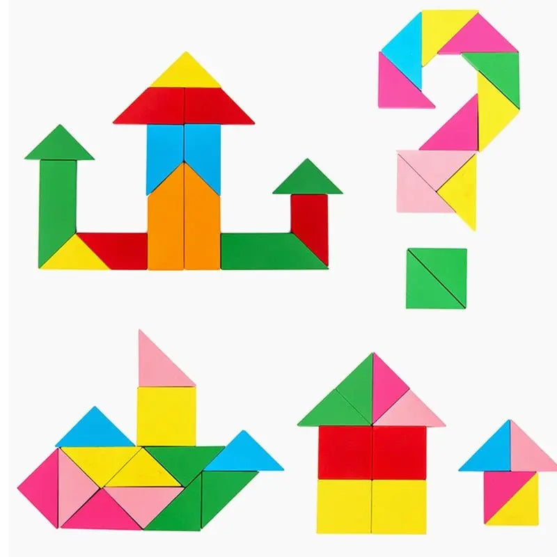 Puzzle Tangram Formes Géométriques - Mon Jouet Montessori