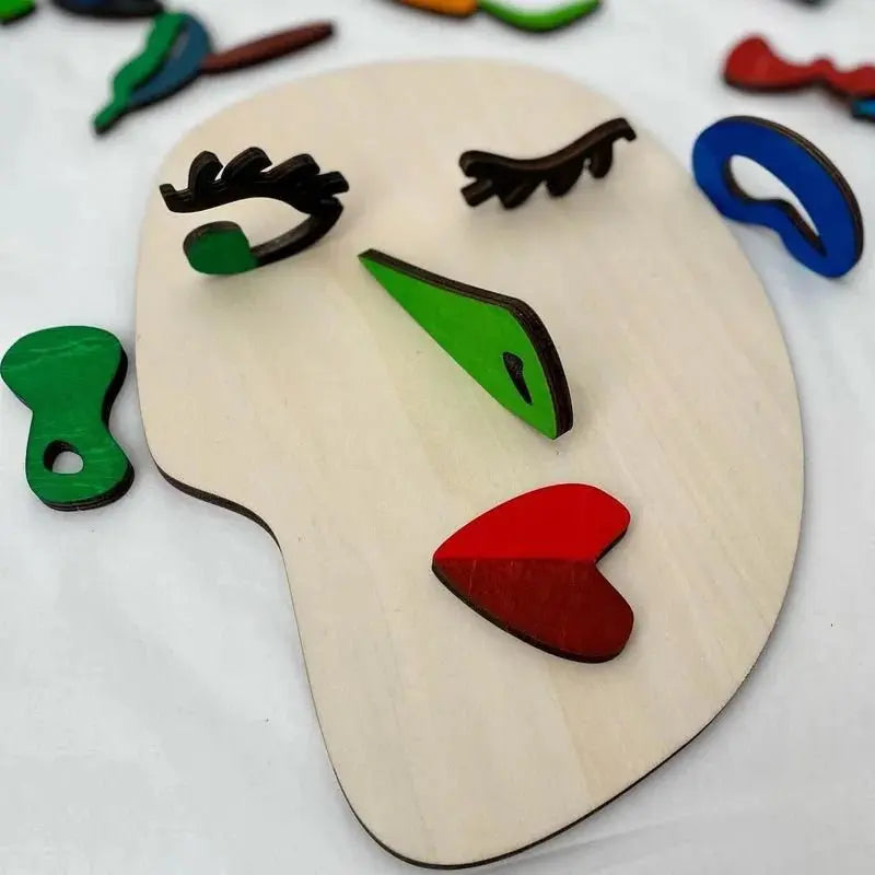Puzzle visage artistique pour enfants - Mon Jouet Montessori