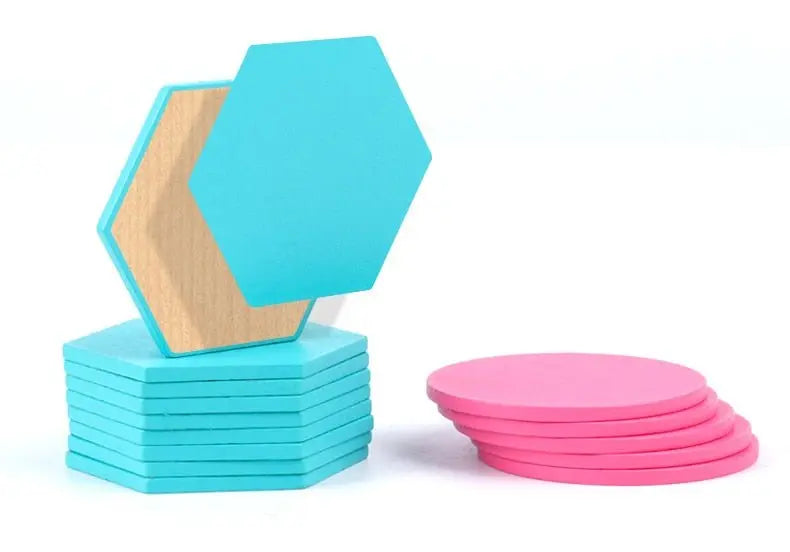 Set Puzzle Tangram 180 Pièces - Mon Jouet Montessori