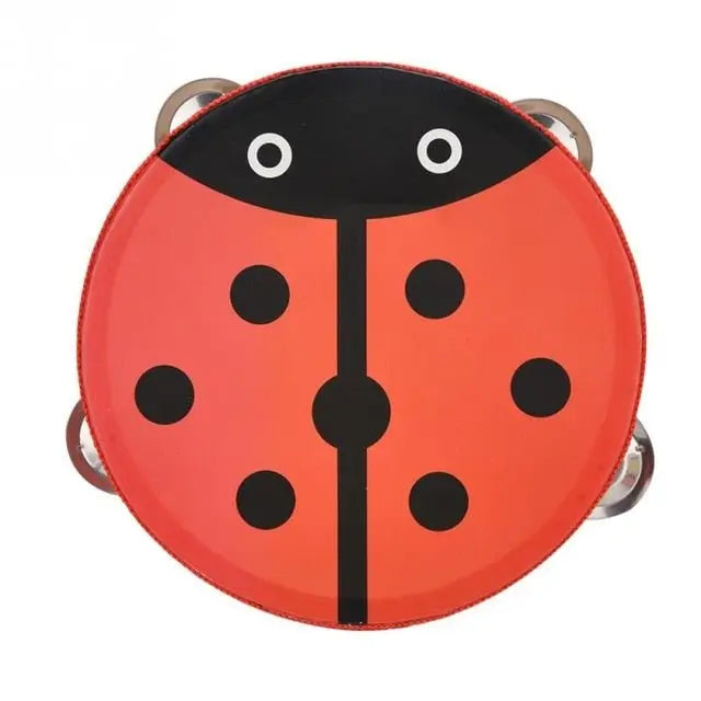 Tambourin Coccinelle pour Bébé - Mon Jouet Montessori
