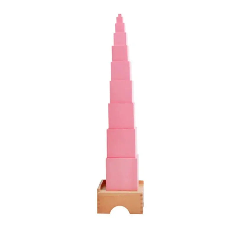 Tour Rose Montessori - Mon Jouet Montessori