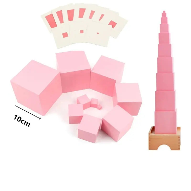 Tour Rose Montessori - Mon Jouet Montessori