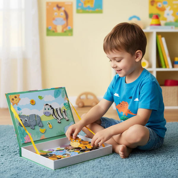 Animaux aimantés pour puzzle magnétique éducatif enfant
