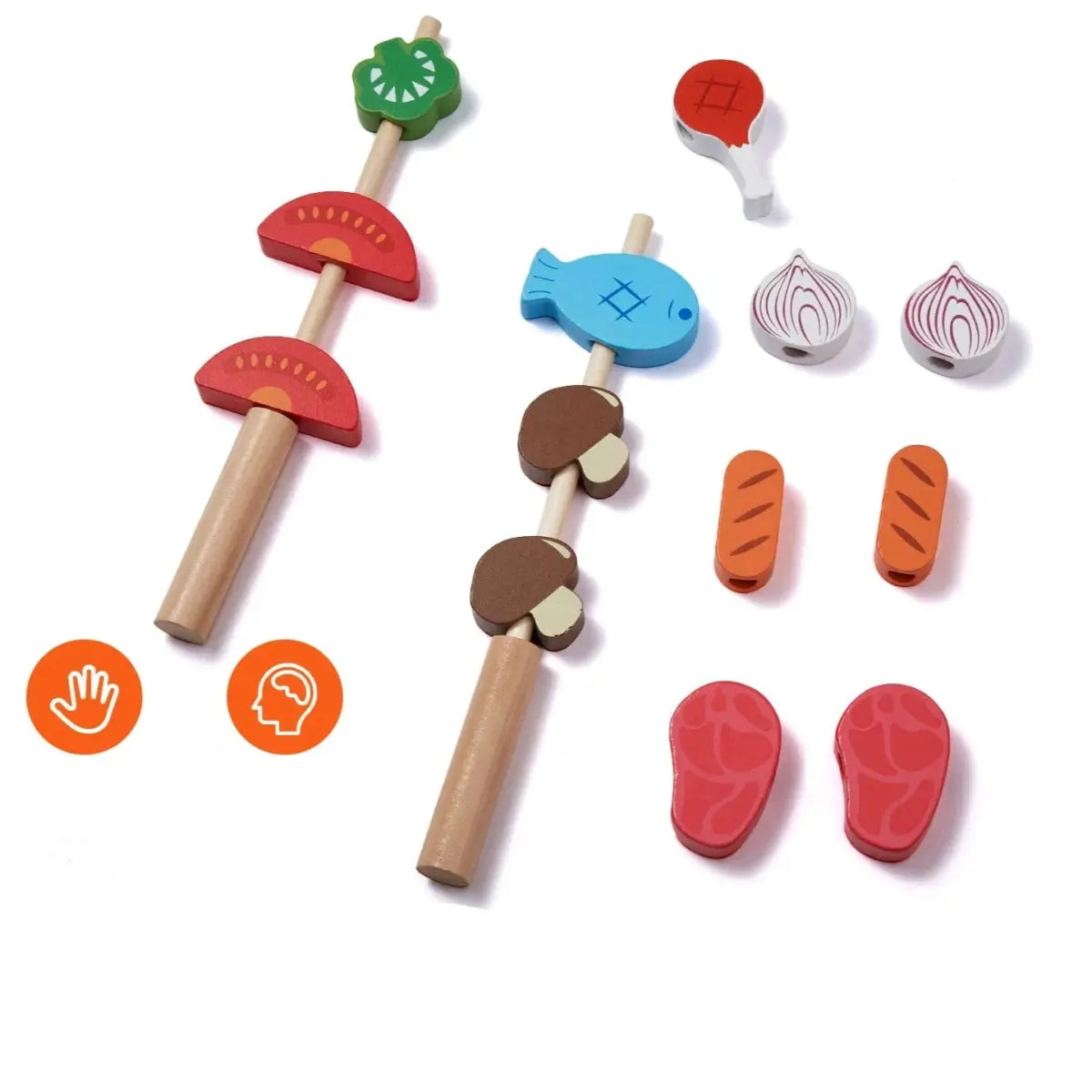 BBQ Grill en Bois pour Enfants - Mon Jouet Montessori