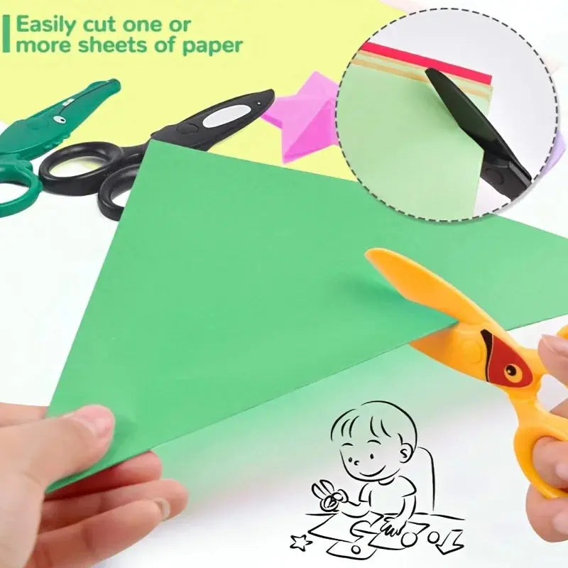 Ciseaux de Sécurité pour Enfants - Spécial Art et Bricolage -  Mon Jouet Montessori