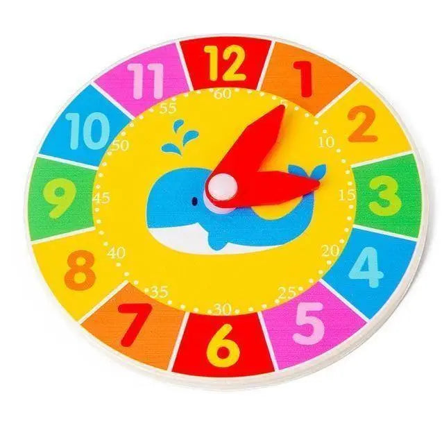 Horloge Éducative Baleine - Mon Jouet Montessori