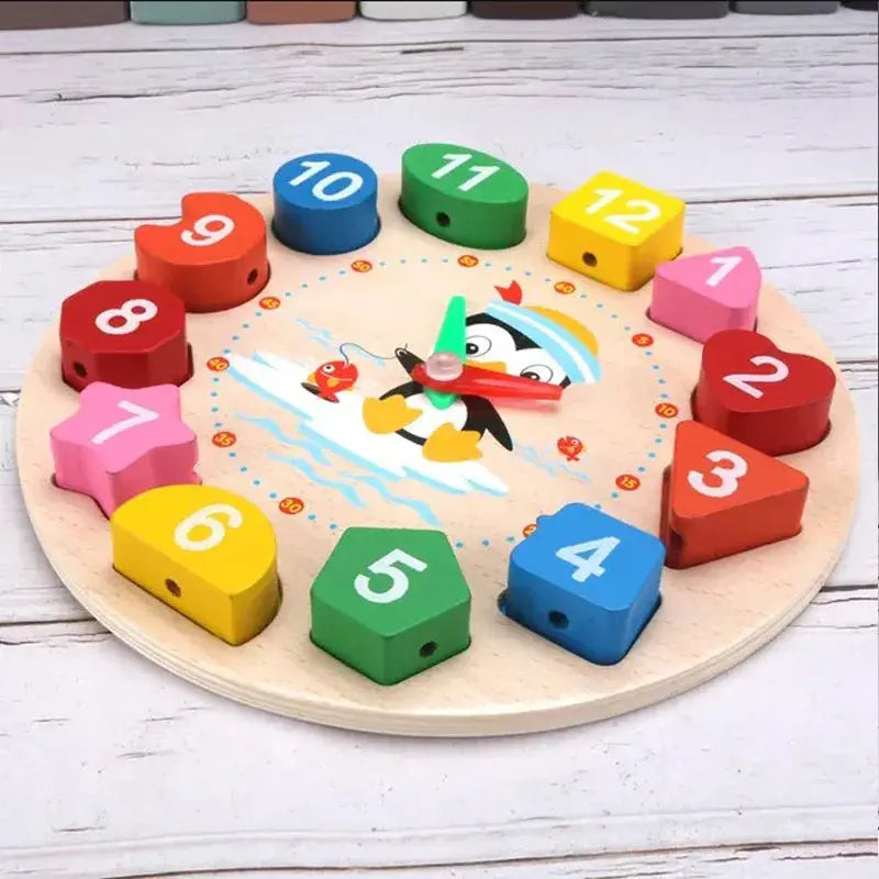 Horloge Éducative en Bois -  Mon Jouet Montessori