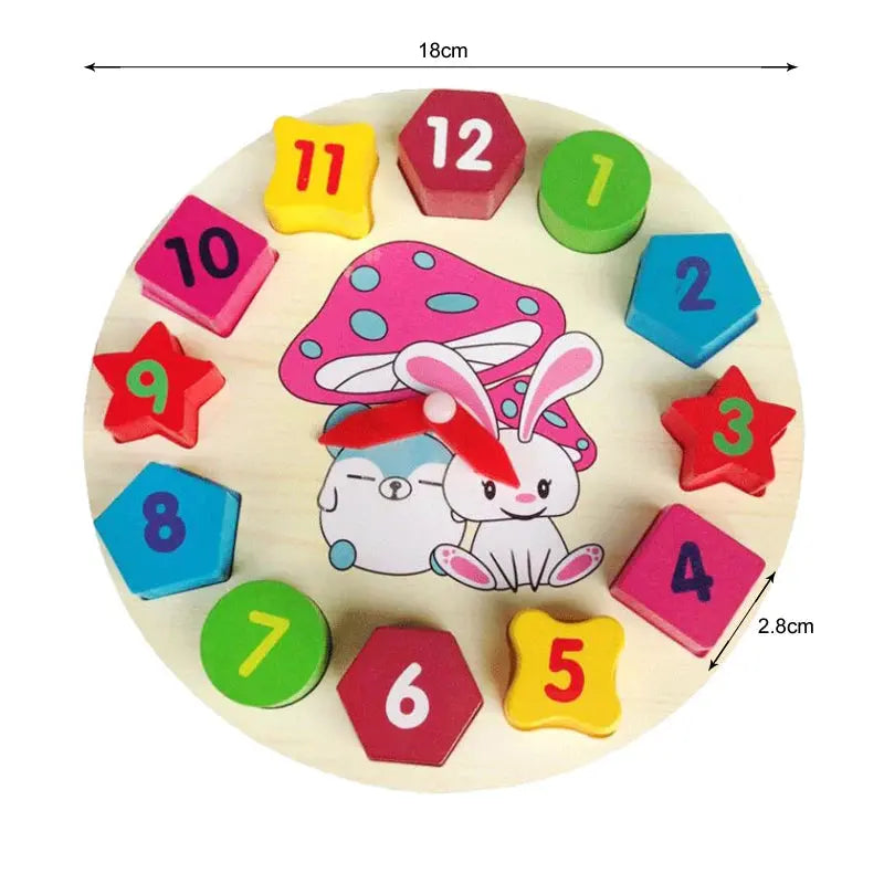Horloge Éducative en Bois -  Mon Jouet Montessori
