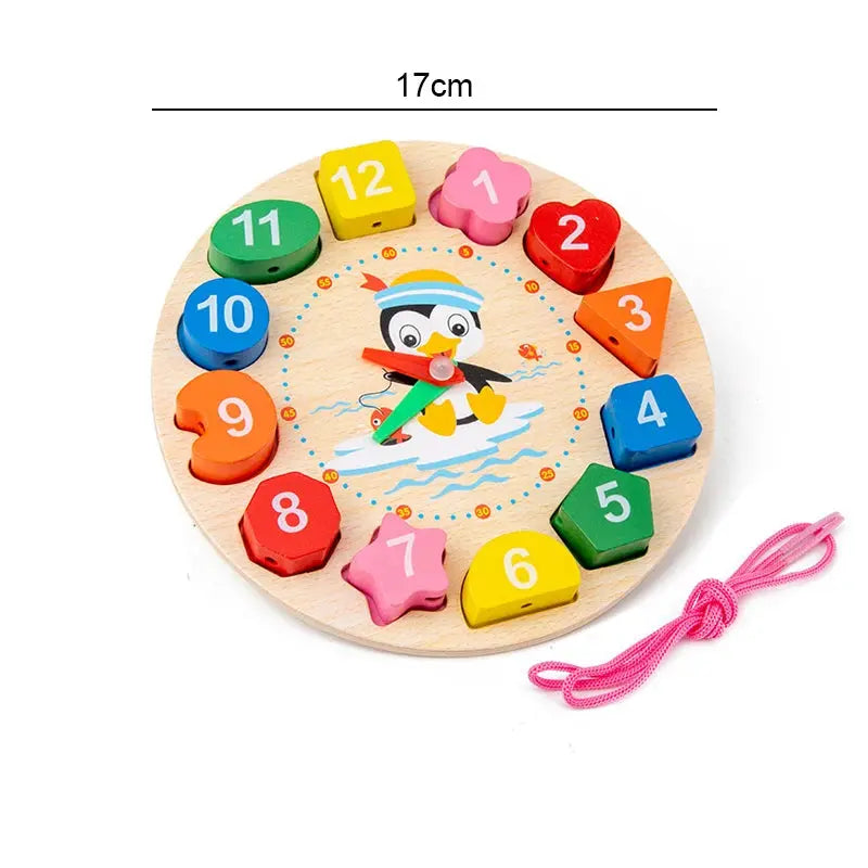 Horloge Éducative en Bois -  Mon Jouet Montessori
