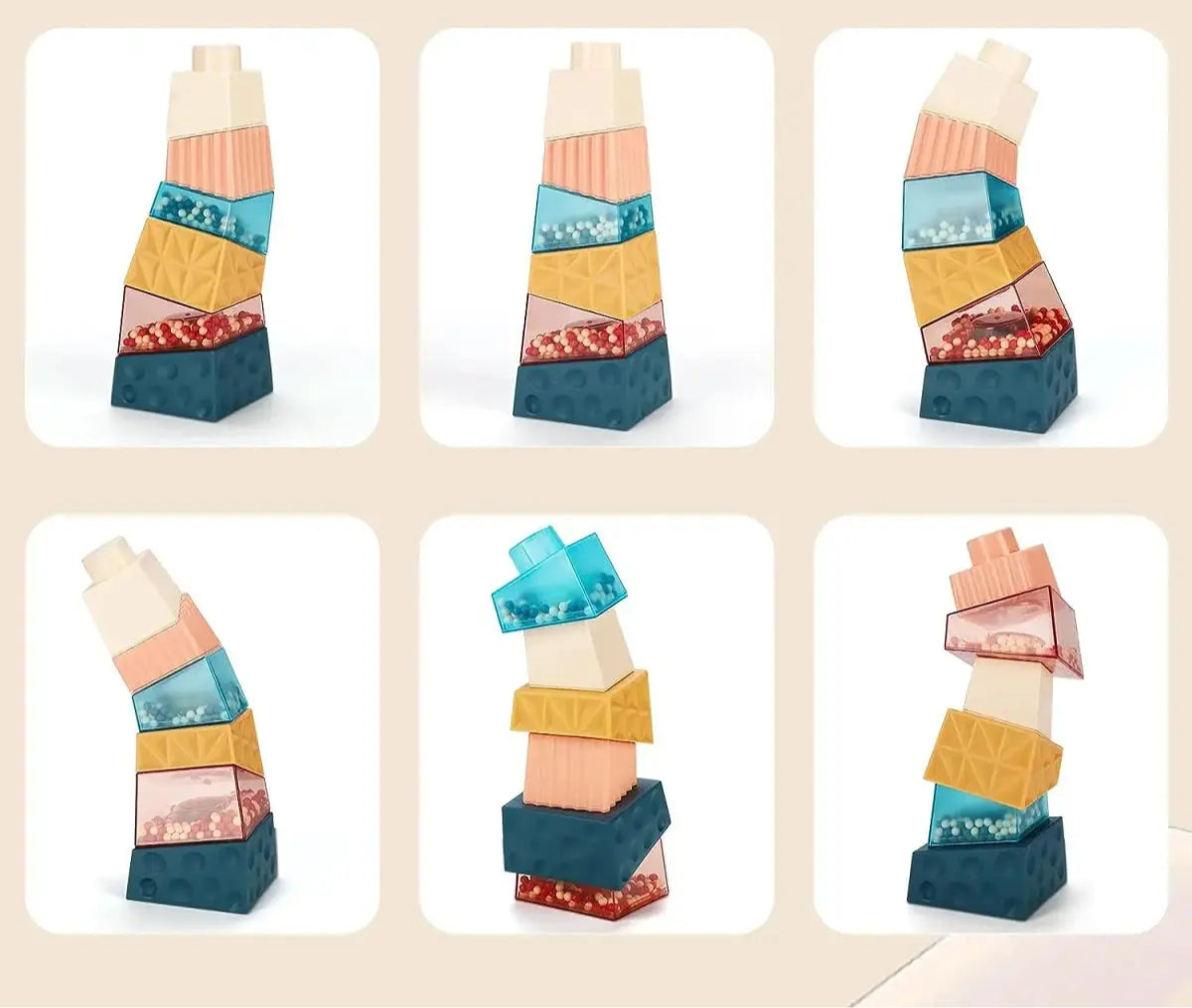 Jouets éducatifs Montessori empilables pour bébé - Mon Jouet Montessori