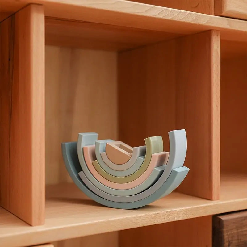 Petit Arc - En - Ciel en Bois - Mon Jouet Montessori