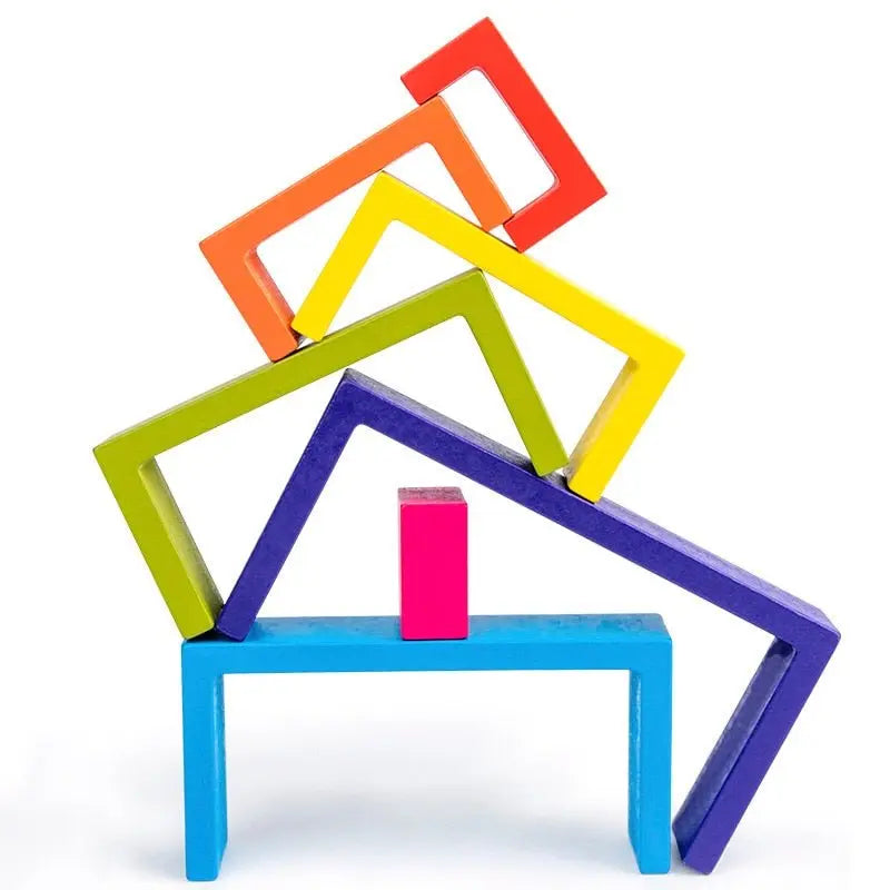 Petits Arc - En - Ciel Pastel En Bois - Mon Jouet Montessori