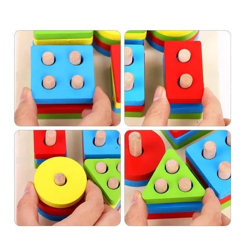 Plateau Montessori 4 Formes - Mon Jouet Montessori