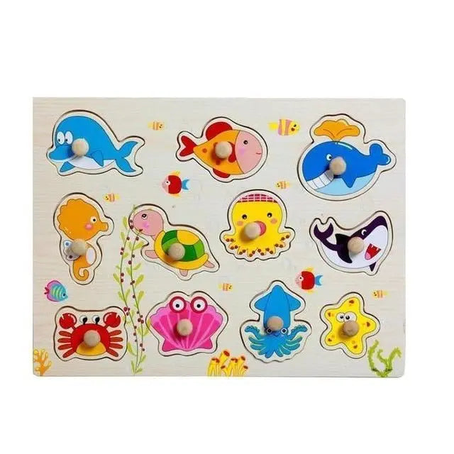 Plateau Montessori Animaux de la Mer Mon Jouet Montessori