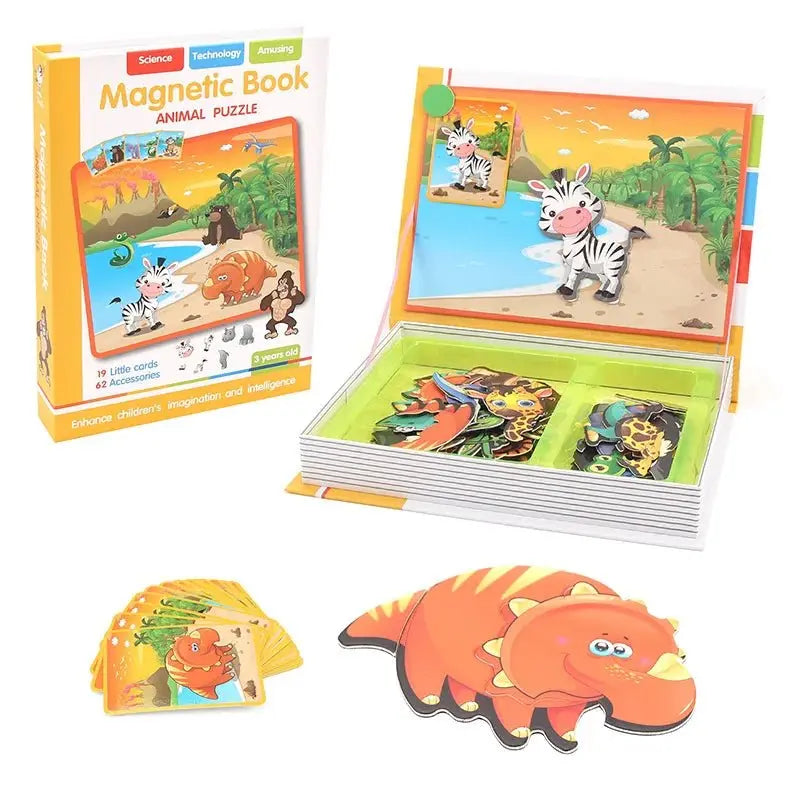 Puzzle Magnétique Tangram pour Enfants - Mon Jouet Montessori