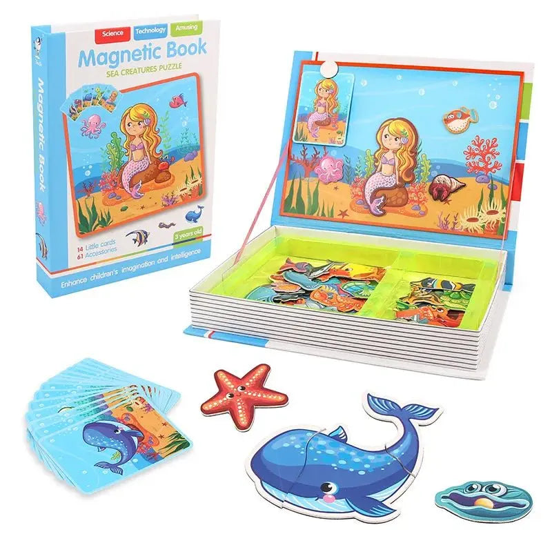 Puzzle Magnétique Tangram pour Enfants - Mon Jouet Montessori