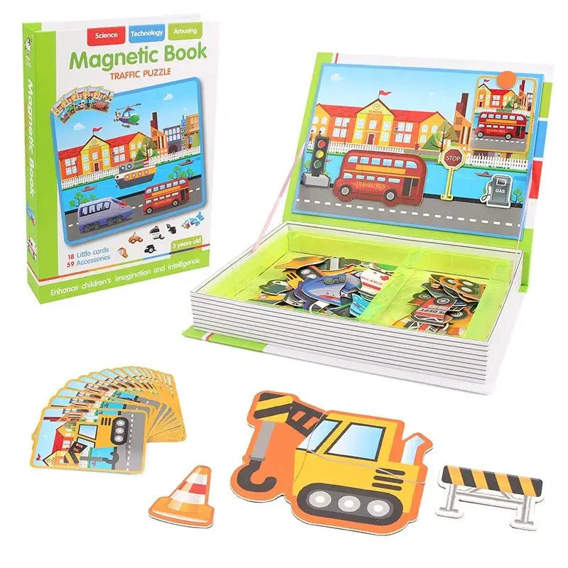 Puzzle Magnétique Tangram pour Enfants - Mon Jouet Montessori