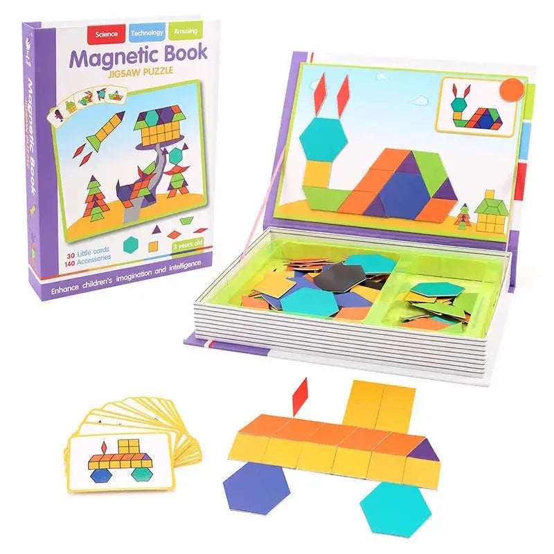 Puzzle Magnétique Tangram pour Enfants - Mon Jouet Montessori
