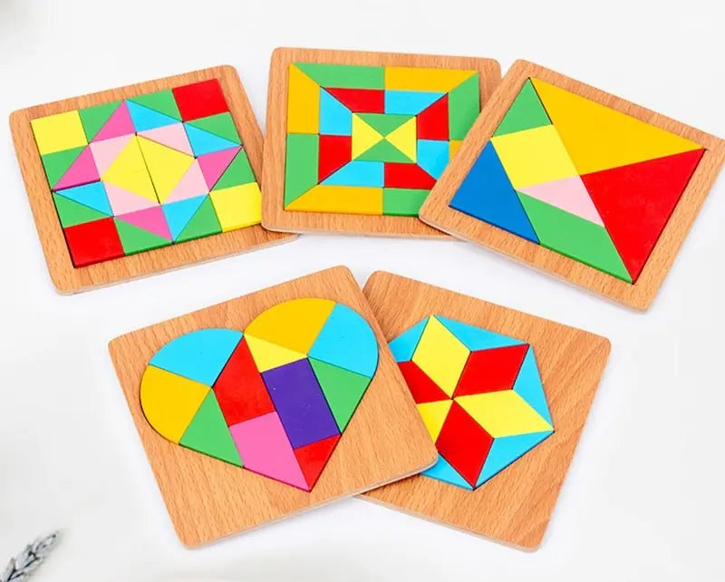 Puzzle Tangram Formes Géométriques - Mon Jouet Montessori