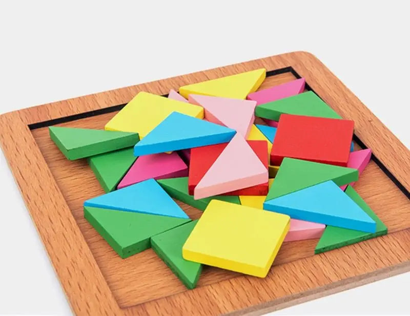 Puzzle Tangram Formes Géométriques - Mon Jouet Montessori