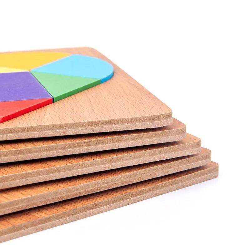 Puzzle Tangram Formes Géométriques - Mon Jouet Montessori