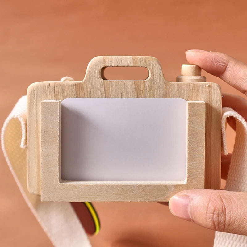 Jouet Puzzle avec caméra en bois avec cartes, jouets Montessori pour enfants, cadeaux de bricolage en bois faits à la main, décoration de chambre de bébé, jouet d'extérieur -  Mon Jouet Montessori