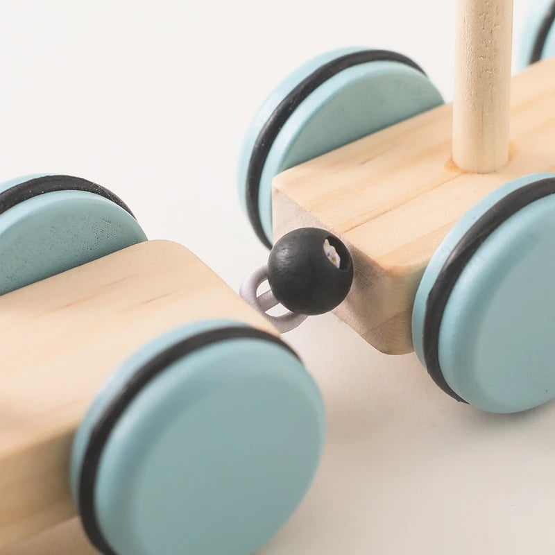 Jouets Montessori pour bébé, Train en bois, jouets éducatifs pour bébé, blocs arc-en-ciel en bois, chariot, jouets d'apprentissage pour bébé, cadeaux d'anniversaire pour enfants -  Mon Jouet Montessori
