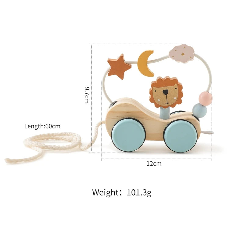 Jouets Montessori pour bébé, Train en bois, jouets éducatifs pour bébé, blocs arc-en-ciel en bois, chariot, jouets d'apprentissage pour bébé, cadeaux d'anniversaire pour enfants -  Mon Jouet Montessori