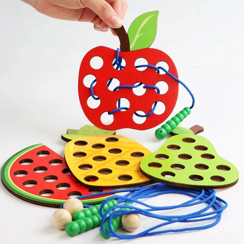 Jouet à Lacer en Bois -  Mon Jouet Montessori