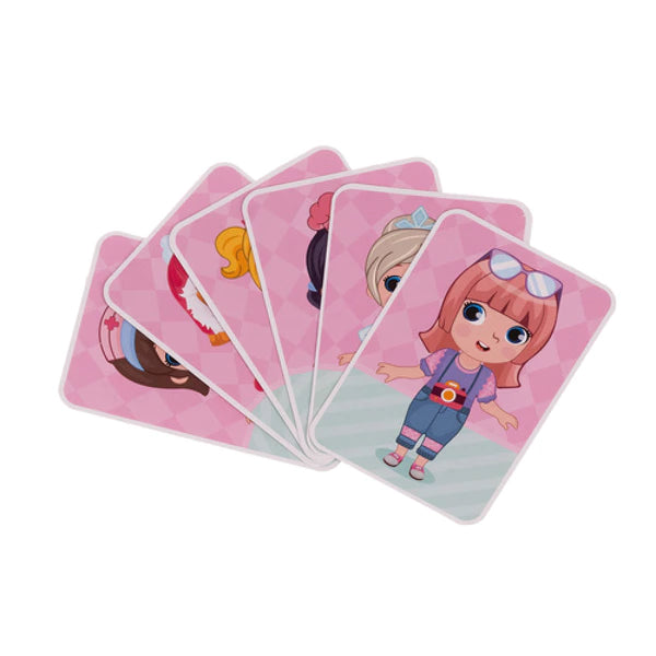Puzzle 3 ans fille magnétique sur le thème de la mode